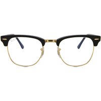 レイバン Ray-Ban RB3016 Clubmaster 青-Light Block 901/BF サングラス - 男性用 - 黒