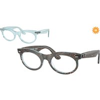 レイバン Ray-Ban RX2242V Wayfarer 楕円形 8293 サングラス - 男性用 - 青