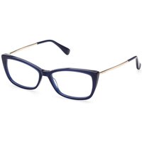 Max Mara MM5026 090 Women’s Eyeglasses Blue Size 54 - Blue Light Block Available