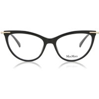 Max Mara MM5049 001 Women’s Eyeglasses Black Size 53 - Blue Light Block Available
