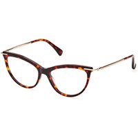 Max Mara MM5049 054 Women’s Eyeglasses Tortoiseshell Size 53 - Blue Light Block Available