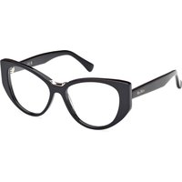 Max Mara MM5142 001 Women’s Eyeglasses Black Size 52 - Blue Light Block Available