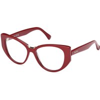Max Mara MM5142 066 Women’s Eyeglasses Red Size 52 - Blue Light Block Available