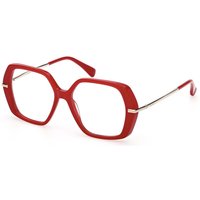 Max Mara MM5175 066 Women’s Eyeglasses Red Size 52 - Blue Light Block Available