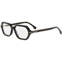 Fendi FE50125I 052 Women’s Eyeglasses Tortoiseshell Size 54 - Blue Light Block Available