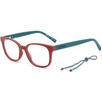 Missoni MMI 0105 0Z3 Women’s Eyeglasses Red Size 52 - Blue Light Block Available