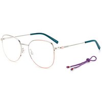 Missoni MMI 0085 3YZ Women’s Eyeglasses Silver Size 53 - Blue Light Block Available