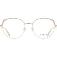 Guess GU2867 028 サングラス - 女性用 - Rose-金色