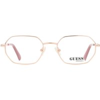 Guess GU8283 028 Men's Eyeglasses Gold Size 50 - Blue Light Block Available