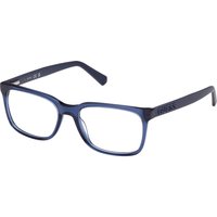 Guess GU50187 090 Men's Eyeglasses Blue Size 54 - Blue Light Block Available