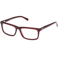 Guess GU50190 069 Men's Eyeglasses Burgundy Size 56 - Blue Light Block Available