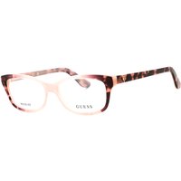 Guess GU2948 074 Women’s Eyeglasses Pink Size 50 - Blue Light Block Available