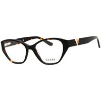 Guess GU50162 052 Women’s Eyeglasses Tortoiseshell Size 51 - Blue Light Block Available