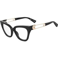 Moschino MOS638 807 Women’s Eyeglasses Black Size 52 - Blue Light Block Available