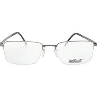 Silhouette 5457/60 6060 Men's Eyeglasses Silver Size 51 - Blue Light Block Available