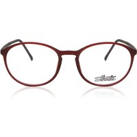 Silhouette 2940/75 3010 Men's Eyeglasses Red Size 49 - Blue Light Block Available