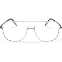 Silhouette Dynamic Dawn 5570/75 6660 Men's Eyeglasses Grey Size 55 - Blue Light Block Available