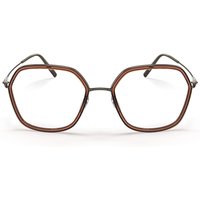 Silhouette Dynamics Colorwave Contour Fullrim 4569/75 6040 Women’s Eyeglasses Brown Size 50 - Blue Light Block Available