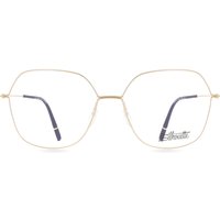 Silhouette Dynamics Colorwave Fullrim 4549/75 7530 Women’s Eyeglasses Gold Size 53 - Blue Light Block Available