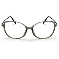 Silhouette Illusion Lite Fullrim 1618/75 L140 Women’s Eyeglasses Green Size 50 - Blue Light Block Available