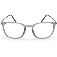 Silhouette Illusion Lite Fullrim 2962/75 6840 Men's Eyeglasses Grey Size 49 - Blue Light Block Available
