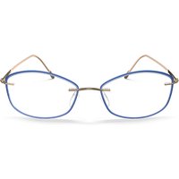 Silhouette Lite Spirit Demo リムレス 5566/JB 7530 サングラス - 女性用 - 青