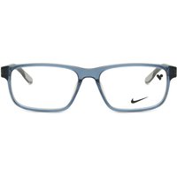 Nike 7170 425 Men's Eyeglasses Blue Size 56 - Blue Light Block Available