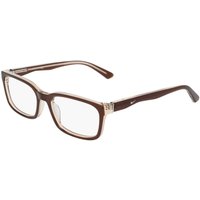 Nike 7181 211 Men's Eyeglasses Brown Size 54 - Blue Light Block Available