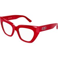Balenciaga BB0238O 003 Women’s Eyeglasses Red Size 50 - Blue Light Block Available