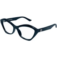 Balenciaga BB0341O 004 Women’s Eyeglasses Blue Size 56 - Blue Light Block Available