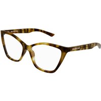 Balenciaga BB0405O 003 Women’s Eyeglasses Tortoiseshell Size 57 - Blue Light Block Available