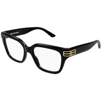 Balenciaga BB0437O 006 Women’s Eyeglasses Black Size 54 - Blue Light Block Available