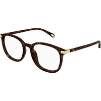 Chloé CH0247OA Asian Fit 002 Women’s Eyeglasses Tortoiseshell Size 54 - Blue Light Block Available