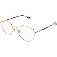 Chloé CH0401OA Asian Fit 001 Women’s Eyeglasses Gold Size 56 - Blue Light Block Available