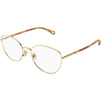 Chloé CH0401OA Asian Fit 002 Women’s Eyeglasses Gold Size 56 - Blue Light Block Available