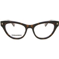 Dsquared2 D2 0026 086 Women’s Eyeglasses Tortoiseshell Size 49 - Blue Light Block Available