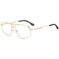 Dsquared2 D2 0176 000 Men's Eyeglasses Gold Size 59 - Blue Light Block Available