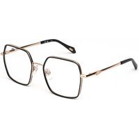 Just Cavalli VJC125V 0300 Women’s Eyeglasses Gold Size 53 - Blue Light Block Available