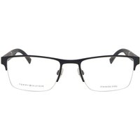 Tommy Hilfiger TH 1905 FLL Men's Eyeglasses Blue Size 55 - Blue Light Block Available