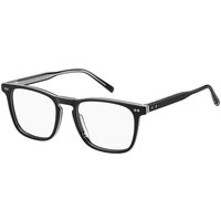 Tommy Hilfiger TH 2069 QFU Men's Eyeglasses Black Size 53 - Blue Light Block Available