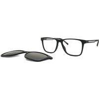 Tommy Hilfiger TH 2203/C With Clip-On KB7/C3 Men's Eyeglasses Grey Size 55 - Blue Light Block Available