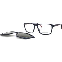 Tommy Hilfiger TH 2326/C With Clip-On PJP/M9 Men's Eyeglasses Blue Size 57 - Blue Light Block Available