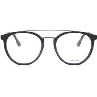 Police VPL881 COUPE 3 0700 Men's Eyeglasses Black Size 51 - Blue Light Block Available