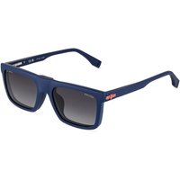 Police UK180 GRIND JR 1 Kids With Clip-On U43P Kids' Eyeglasses Blue Size 50 - Blue Light Block Available