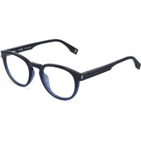 Police VPLU54 ETCHLINE 2 07V9 Men's Eyeglasses Blue Size 49 - Blue Light Block Available