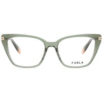 Furla VFU724 02GN Women’s Eyeglasses Green Size 53 - Blue Light Block Available
