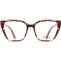Furla VFU764 0XAP Women’s Eyeglasses Tortoiseshell Size 52 - Blue Light Block Available