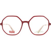 Levi's LV 1062 C9A Women’s Eyeglasses Burgundy Size 52 - Blue Light Block Available