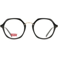 Levi's LV 1070 807 Women’s Eyeglasses Black Size 48 - Blue Light Block Available