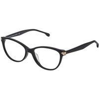 Lozza VL4138 0BLK Men's Eyeglasses Black Size 53 - Blue Light Block Available